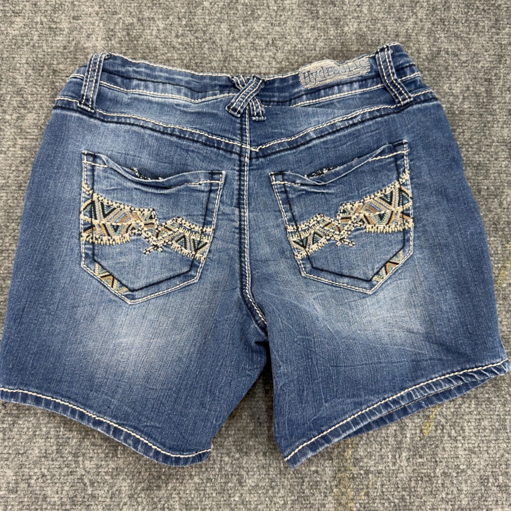 Hydraulic Sammie Boyfriend Denim Shorts Distressed Blue Size 5/6